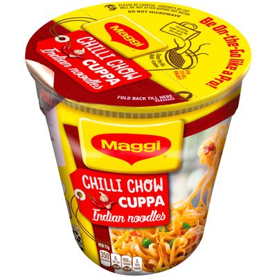 MAGGI Chilli Chow Cuppa Indian Noodles 71g cup